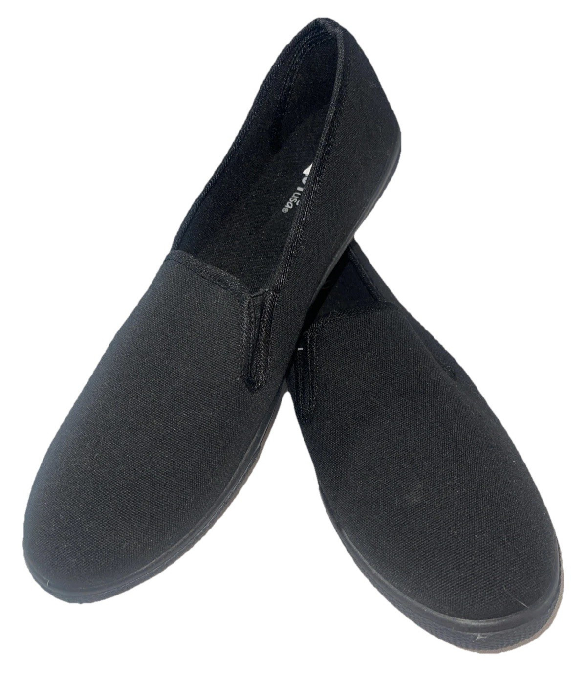 Mens Easy USA Black Slip On Deck  Shoes Size 13 New Without Box NWOB