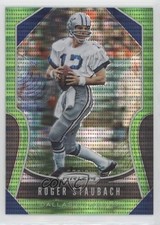 2019 Panini Prizm Neon Green Pulsar Prizm Roger Staubach #270 HOF 0m35