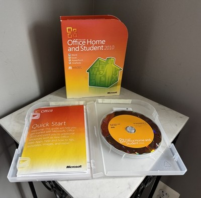 Microsoft Office 2010 Home and Student w/ Product Key & Original Packaging   