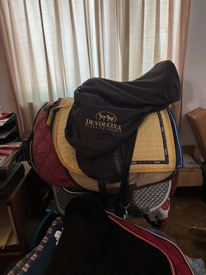 Sillín de doma Devoucoux Makila Harmonie monoflap 17,5-18 Foto 4 de 4