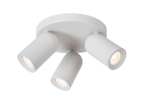 Deckenspot Metall Weiß KüChe Flur Esszimmer GU10 Deckenstrahler 3-Flammig-image