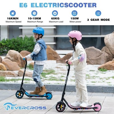 Ever cross tech e6 Elektro roller für Kinder, 7 ''leichter E-Roller für 6-12 Jahr