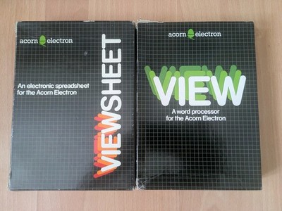 Ansicht und Ansichtsblatt BBC Acorn Elektron Patronen