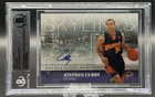 2009-10 Panini Studio - STEPHEN CURRY - Skylines Rookie AUTO Beckett Authentic