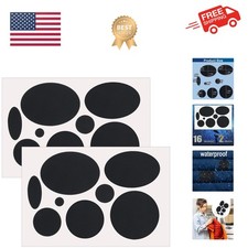 16 pcs Black Down Jacket Repair Patches, Nylon Patches Self Adhesive, Fabric ...