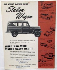 1955 Willys 4-wheel Drive Station Wagon Sales Brochure By Overland Truck