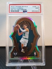2020 Panini Crown Royale Air to the Throne LaMelo Ball, Lonzo Ball 10/99 #AIR-LL