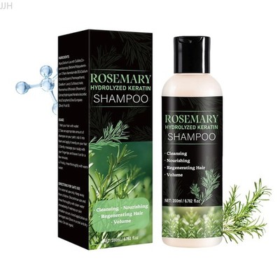 Rosemary Hydrolyzed Keratin Hair Growth Shampoo Plant Extract Nourishing Hair