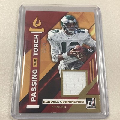 Randall Cunningham 2019 Donruss Passing The Torch Dual PATCH Eagles /99