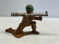 Manoil Bazooka Cast Lead Soldier, rare extended right foot