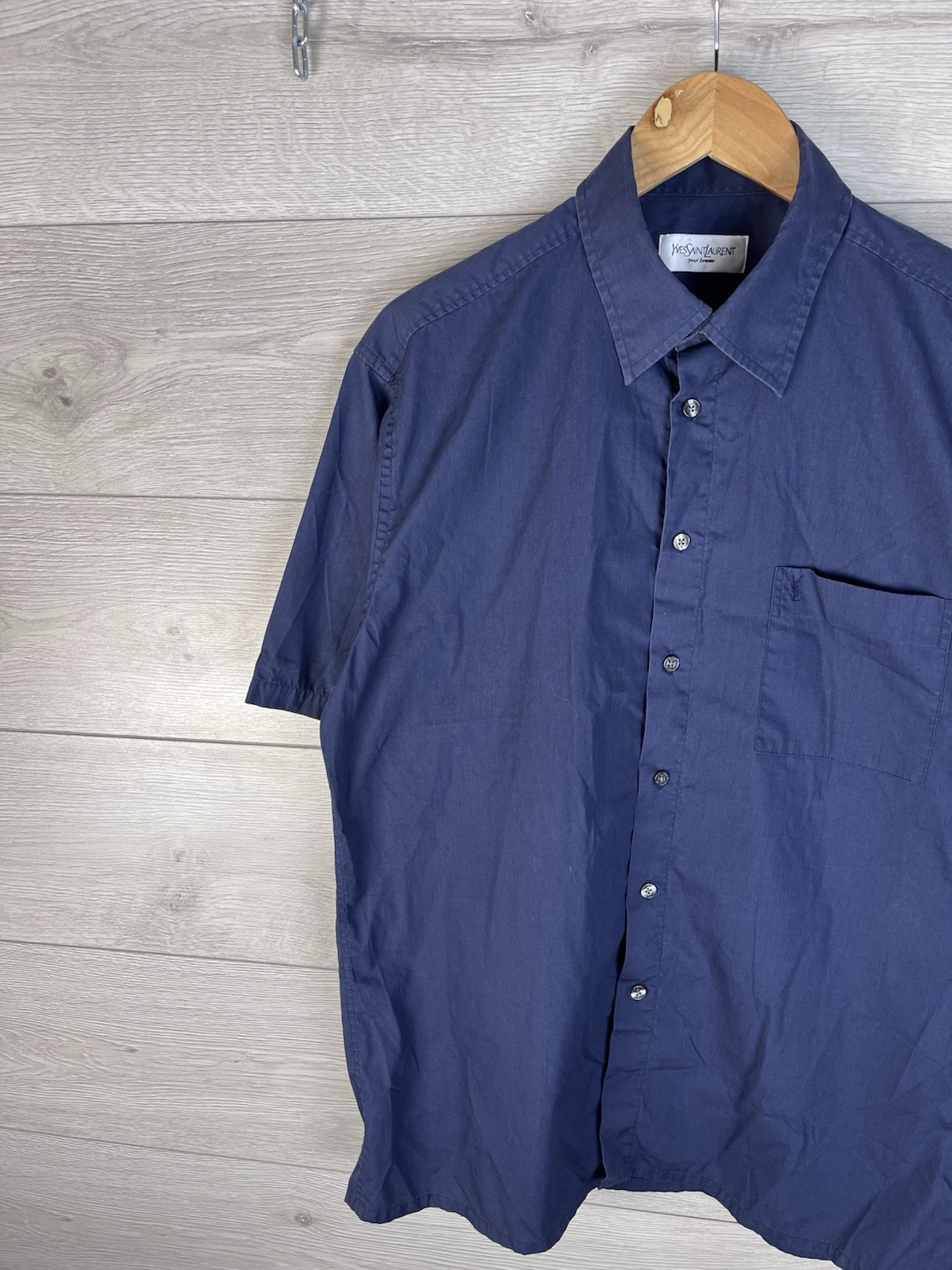 SAINT LAURENT Camicia uomo con bottoni Yves Saint Lauren taglia L