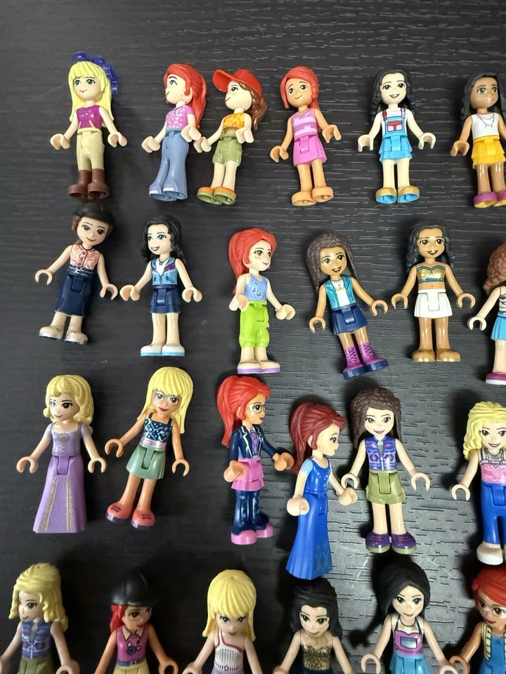 Authentic LEGO Friends Minifigure Lot Of 50 Friend Figures - Image 2 of 4