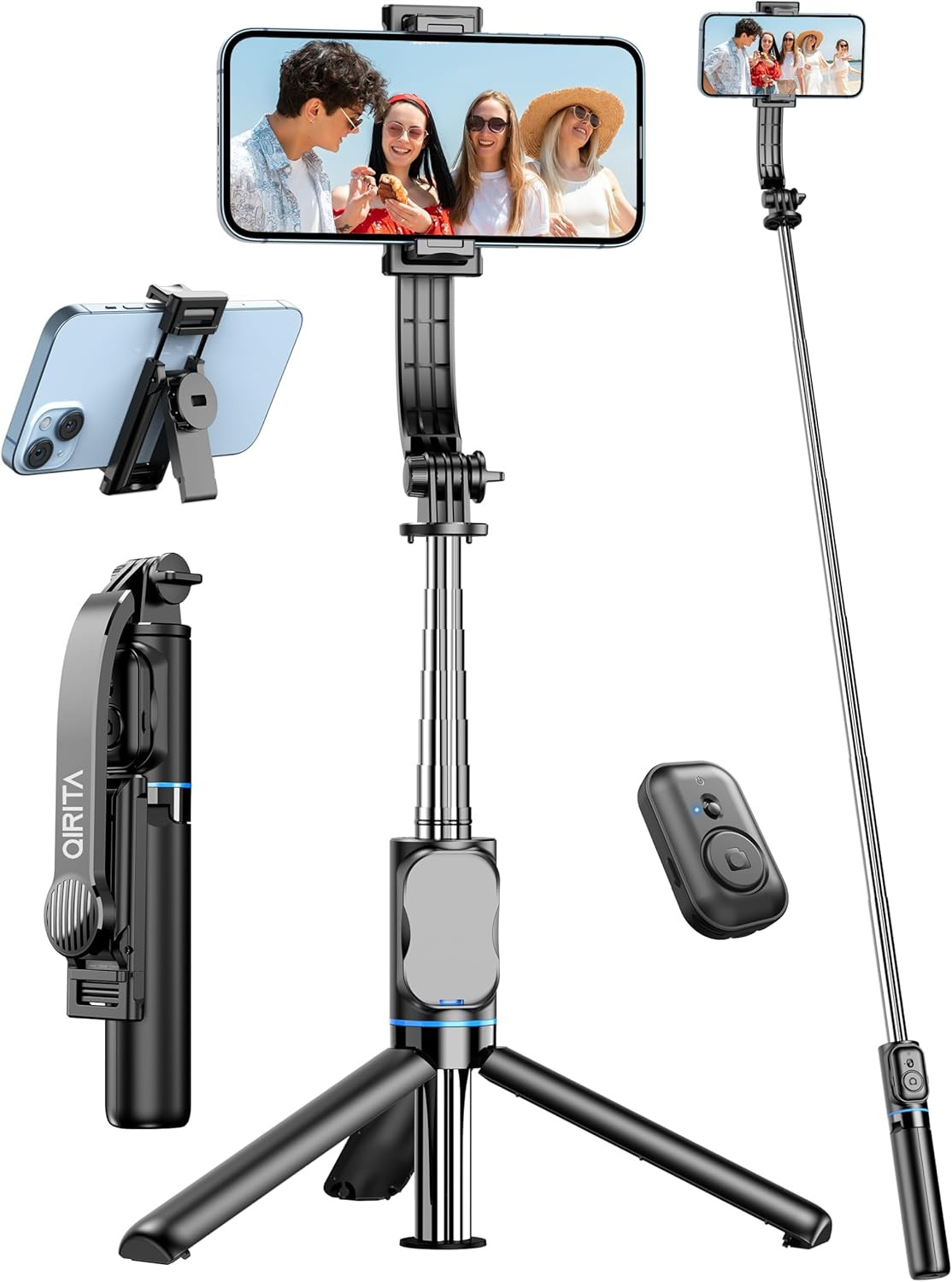 Selfie Stick for Iphone, 41'' Extendable Selfie Stick Tripod for Smartphone with