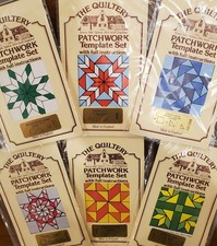 Vintage Quiltery Quilt Template Set Made Engl...
