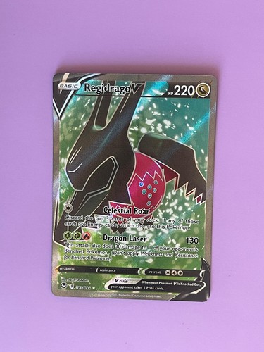 Regidrago V 183/195 Ultra Rare Silver Tempest Pokemon Holo Near Mint