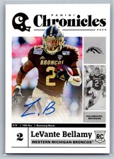 2020 Chronicles Draft Picks #5 LeVante Bellamy Draft Picks Signatures