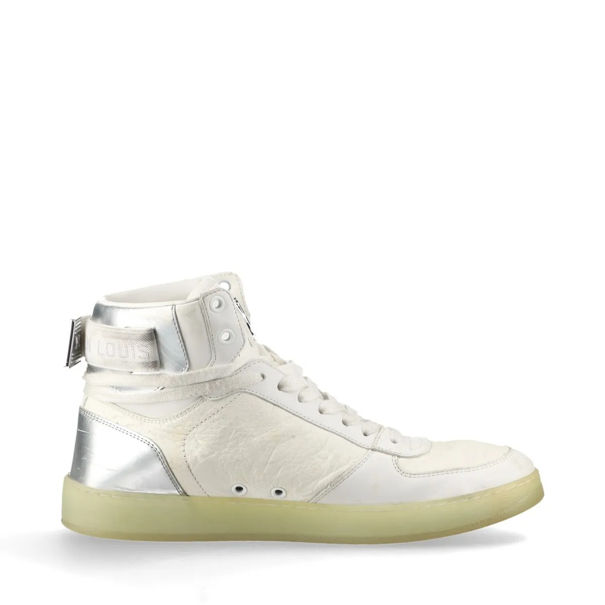 Louis Vuitton Rivoli line 21 years Leather Sneakers 7 Men's White FA0231 Monogra thumbnail 2