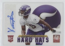 2013 Panini Elite Rookie Hard Hats Signatures 154/199 Xavier Rhodes #90 Auto o6n