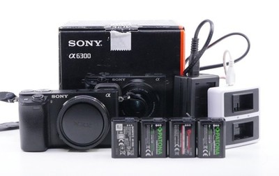 Sony Alpha 6300 - 36.453 Auslösungen 24.2MP Digitalkamera Gehäuse ILCE-6300 OVP