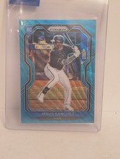 2021 Panini Prizm Jesus Sanchez RC TEAL WAVE PRIZM