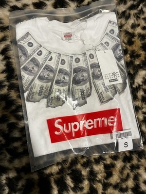 Supreme MM6 Maison Margiela Money Graphic Crewneck Tee White S | eBay