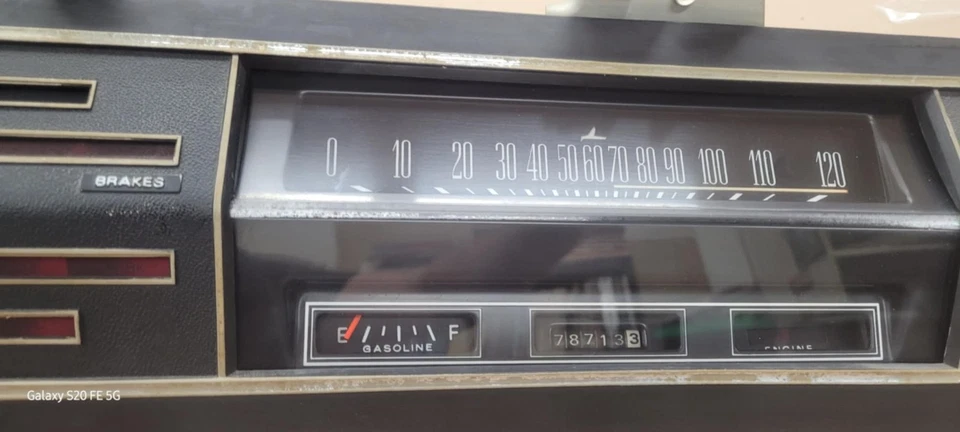 1968 68 福特猎鹰速度计量器簇翻新测试 LED — 第 4/4 张图片