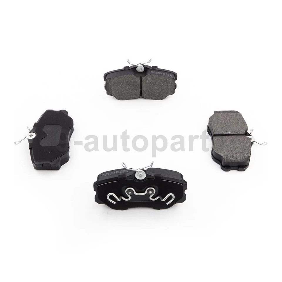 Rotores de freno de disco delanteros + pastillas de freno para Volkswagen Pointer 2000-2008 2009 Foto 2 de 4