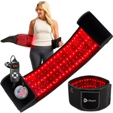 Red Light Therapy Belt Infrared 660nm 850nm Heating Pad Lifepro Portable Body