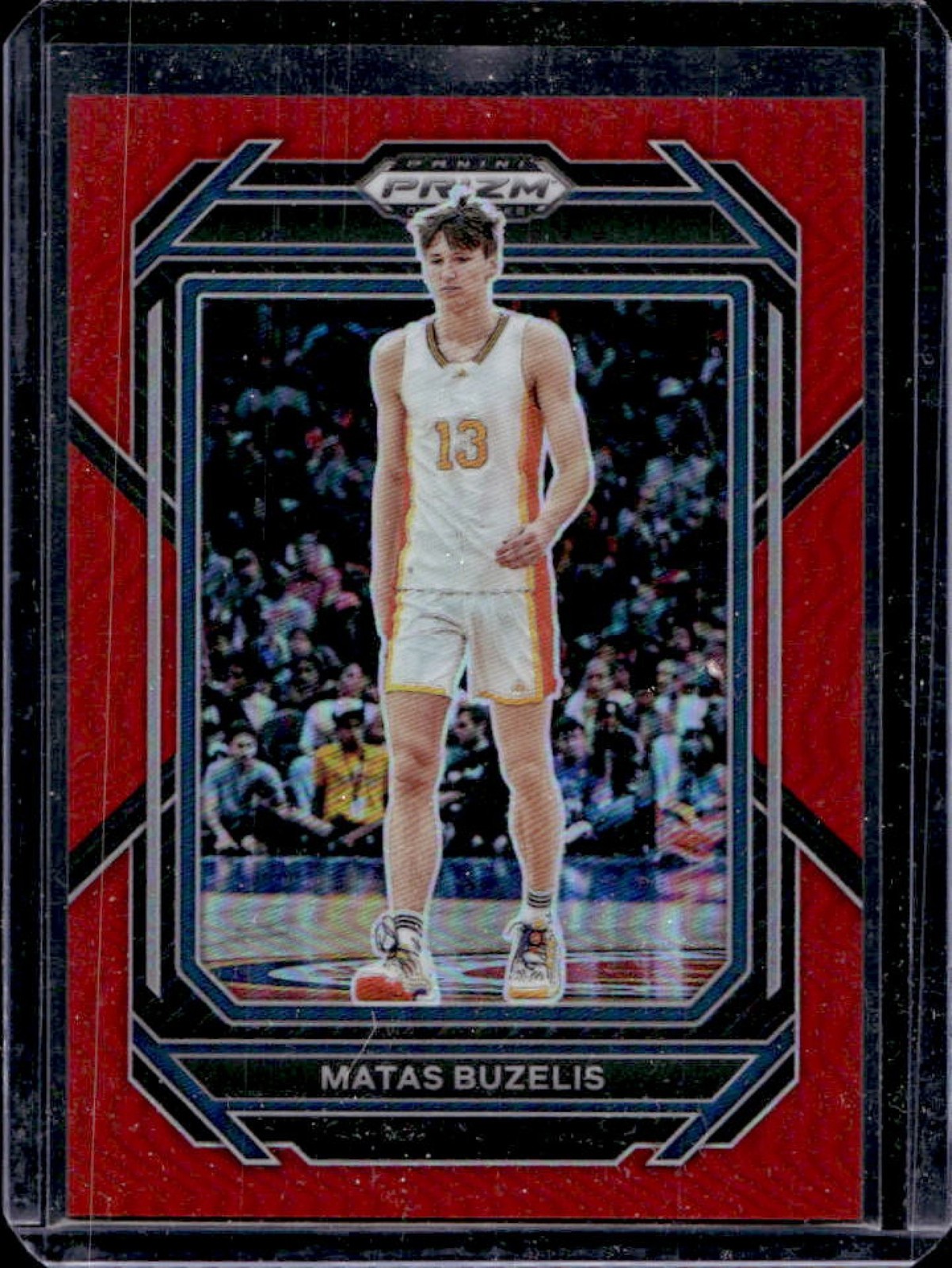 2023-24 Prizm Draft Picks Matas Buzelis Red #/299