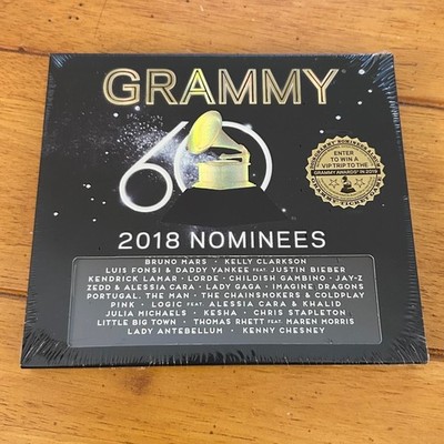 2018 Grammy Nominees CD Bruno Mars Kendrick Lamar Lady Gaga Pop Rock RCA