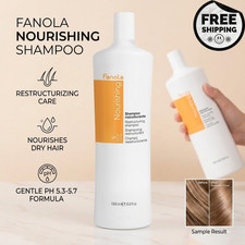 Fanola Nourishing Restructuring Shampoo 1000ml Repair Hair Care Free Shipping