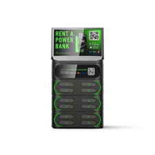 Shared Power Bank Rental Station Bundle 12-Slot Charging Kiosk 12 Power Bank