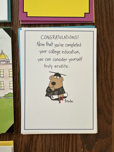 Lot Of 45 Mixed GRADUATION Greeting Cards And Envelopes 8 Designs - Picture 5 of 9