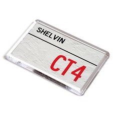 FRIDGE MAGNET - Shelvin CT4 - UK Postcode