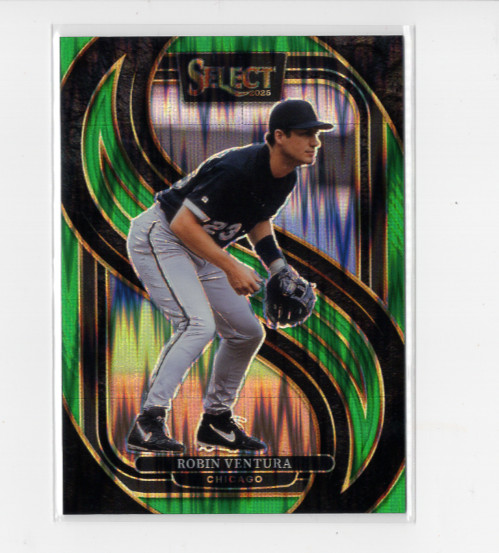 ROBIN VENTURA 2025 Panin No. 109 PRIZM Green Flash Chicago White Sox