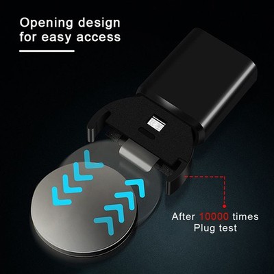 Button Battery Charger Door Open Charger TYPE-C Joint Mini Smart USB Charger