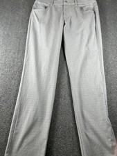 Johnnie O Performance Pants Mens 34x32 Gray Slim Stretch Golf Chino
