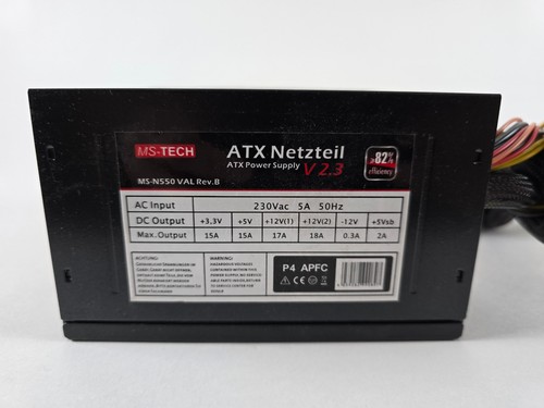 MS-Tech MS-N550-VAL PC Netzteil ATX 2.3 | 550W