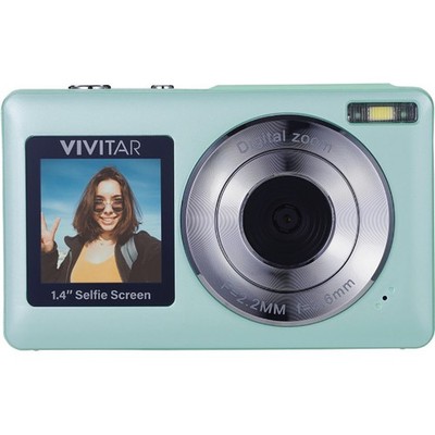Vivitar PopSnap Digital Camera Green VECS124X2GRNT 44MP 1080P HD 16X Zoom