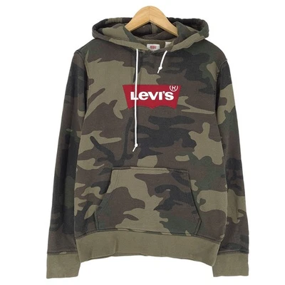 Levi's Sweat à Capuche Coton Camouflage À Enfiler Multicolore Taille S - Photo 1/4