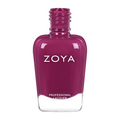 ZOYA Ono Nail Polish Dark Berry Magenta Cream ZP1158 Full Size FREE Nail Sticker