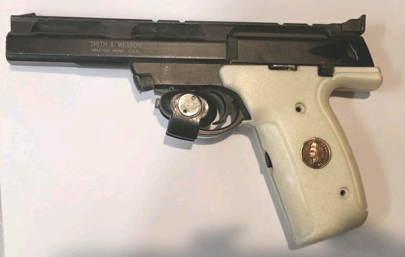 S&W 22A, 22S Pistol Grips Pearl Plastic With Indian Pennies | eBay