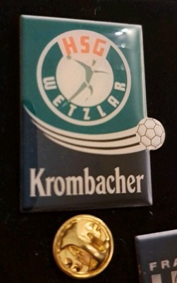 Pin seltenrr HSG Wetzlar & Krombacher Pin * Sammlerzustand