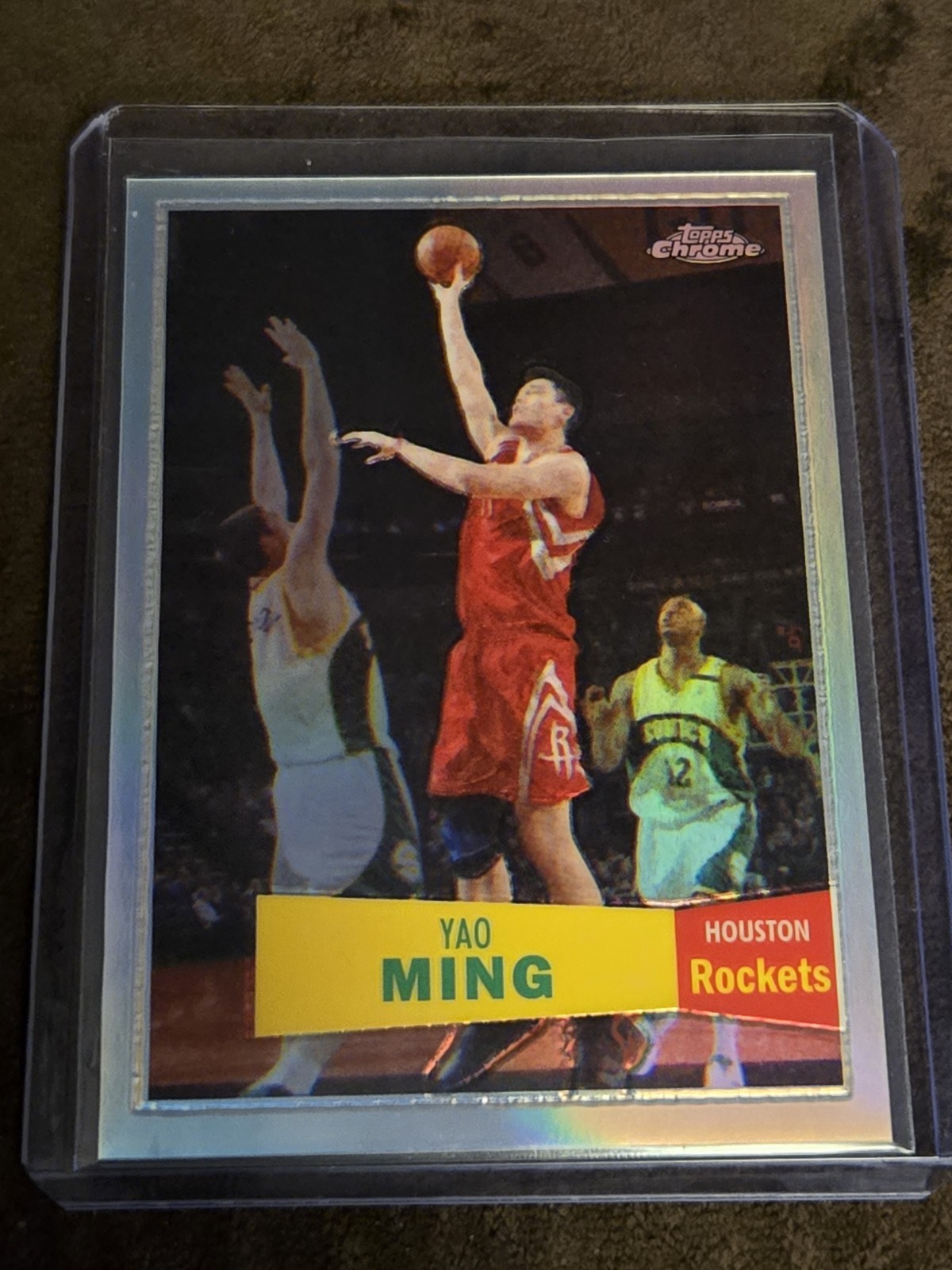 Yao Ming 2008 Topps Chrome Refractor 601/999 Rockets