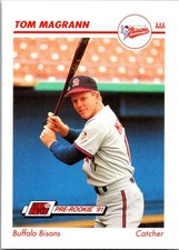 Tom Magrann 1991 Line Drive AAA #32 Buffalo Bisons
