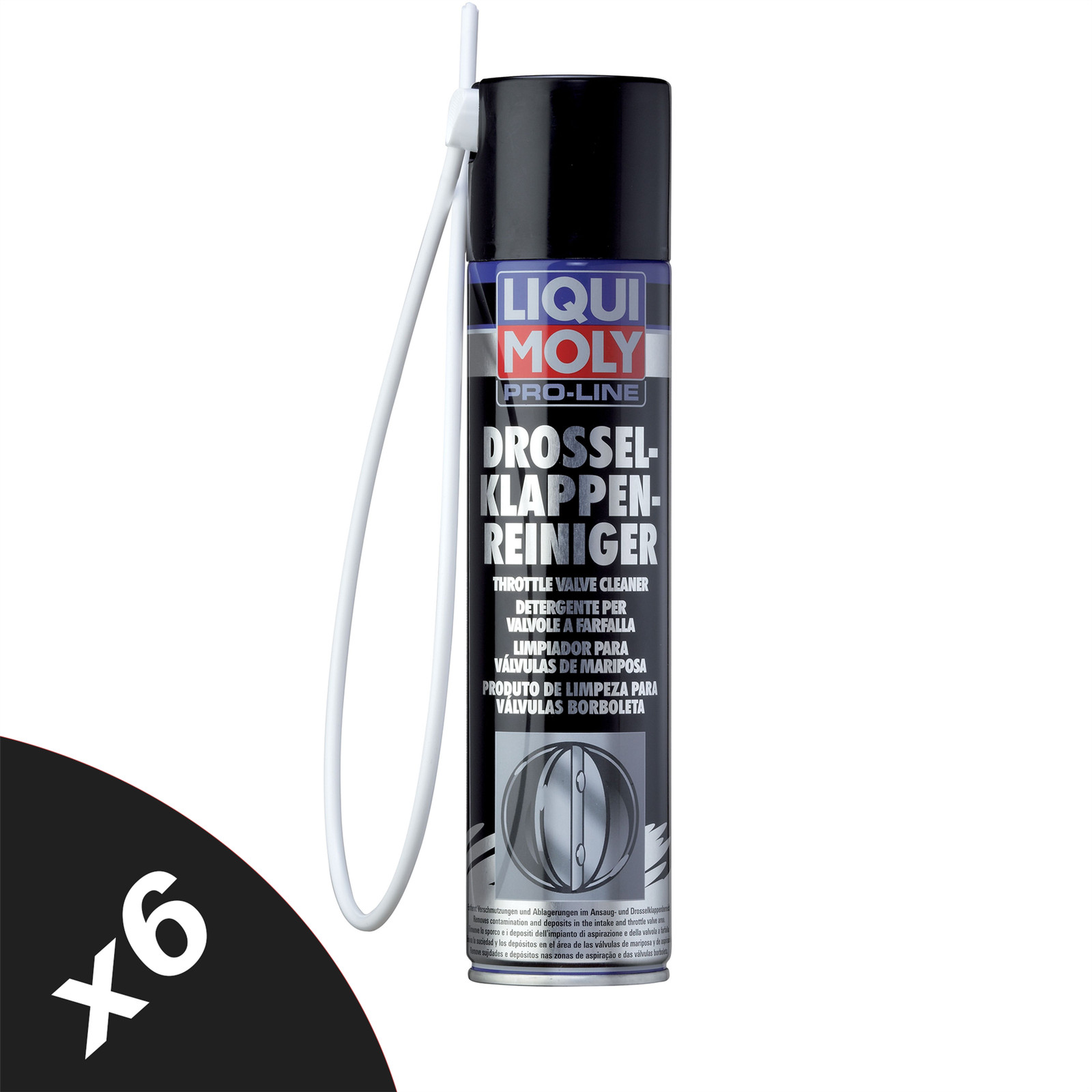 Liqui Moly Pro Line Throttle Valve Cleaner Intake Deposit Cleaner 6x400 ml