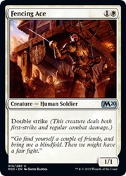 Fencing Ace 16/280 Core Set 2020 MTG Uncommon