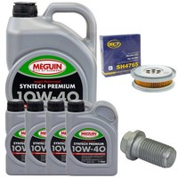 MotoröL Filter Set 10W-40 Meguin 9 Liter + Schraube FüR Mercedes G-Klasse W463