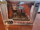Funko POP! Star Wars Moments Boba Fett & Fennec on Throne #486 w/ Protector