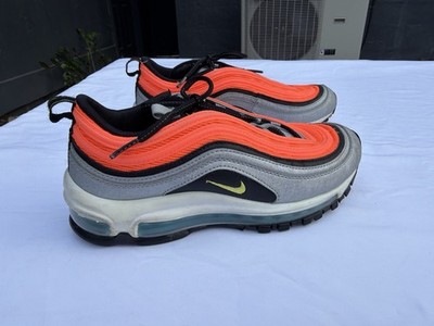 Nike Air Max 97 Neon Orange Silver Running Sneakers Men s Athletic Shoes